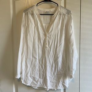 L Old Navy linen tunic top. EUC.